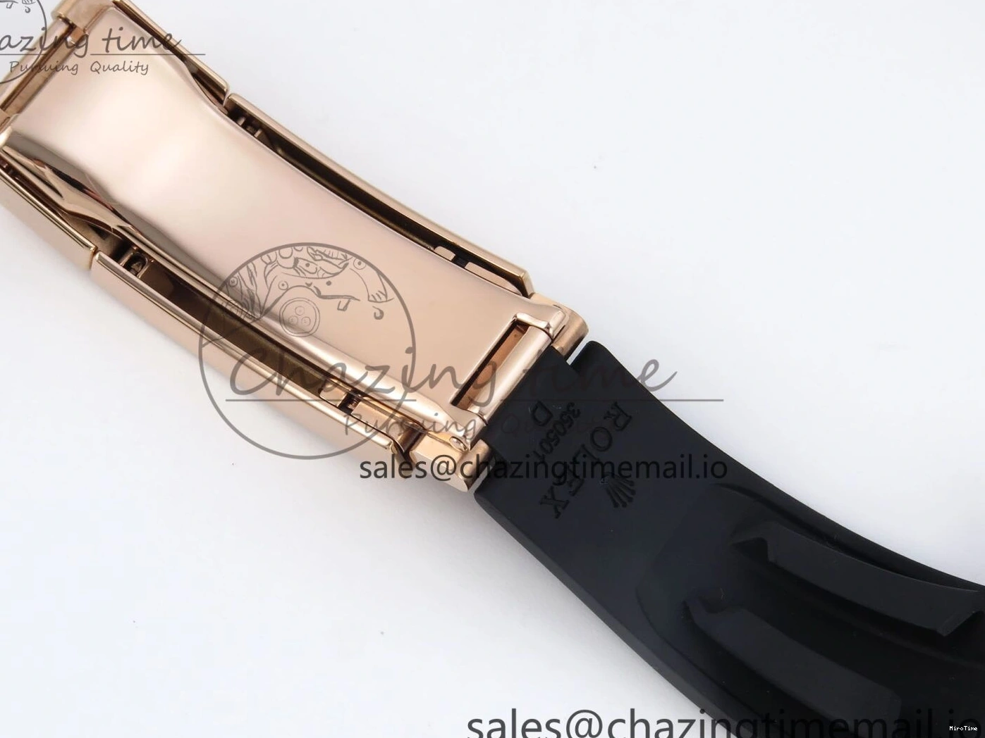 MiroTime 0303 Yacht-Master 40mm 126655 EWEF Best Edition Black Dial on Oysterflex Strap A Sophisticated 787